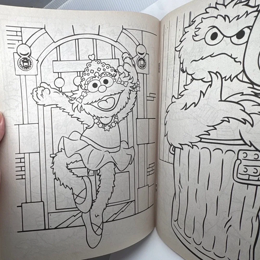 Sesame Street Spooky Monsters Halloween Coloring Activity Book Elmo Counting
